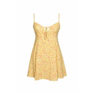 WILD FABLE FLORAL RETRO INSPIRED 2000s STYLE ULTRA MINI SLIP DRESS SIZE MEDIUM